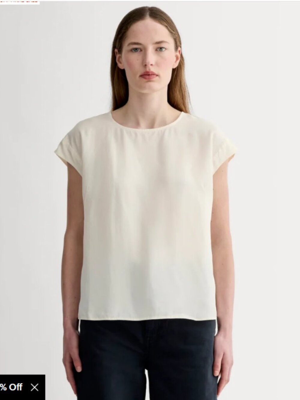 Everlane Women's The Muscle Top in Butterlite